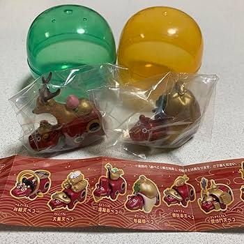 赤子(あかご)のモンスター Amazon.co.jp: 赤ベコガチャ 赤べこ 神獣ベコたち 七福神編の改